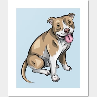 Fawn American Bully Posters and Art